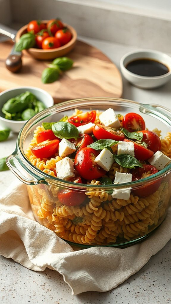 fresh vibrant pasta salad aiwxs