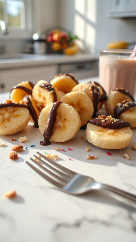 frozen banana chocolate bites pyinx frozen banana chocolate bites pyinx