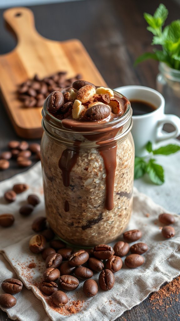 hazelnut mocha overnight oats pb7n6 hazelnut mocha overnight oats pb7n6