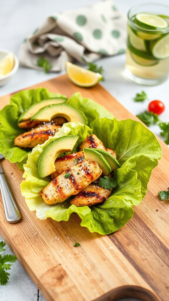 healthy chicken avocado wraps 12ggy