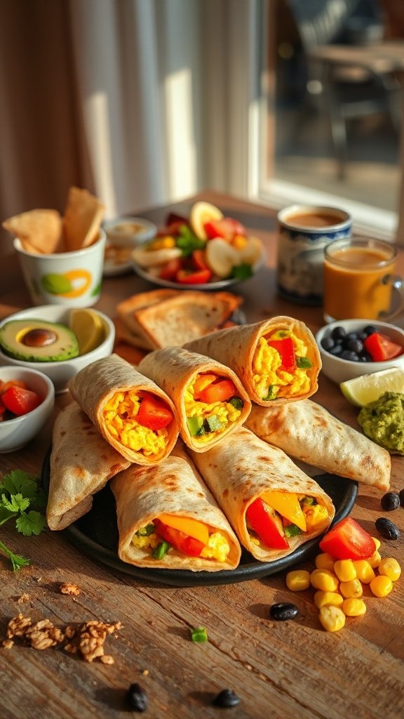 hearty breakfast burritos recipe jd68e