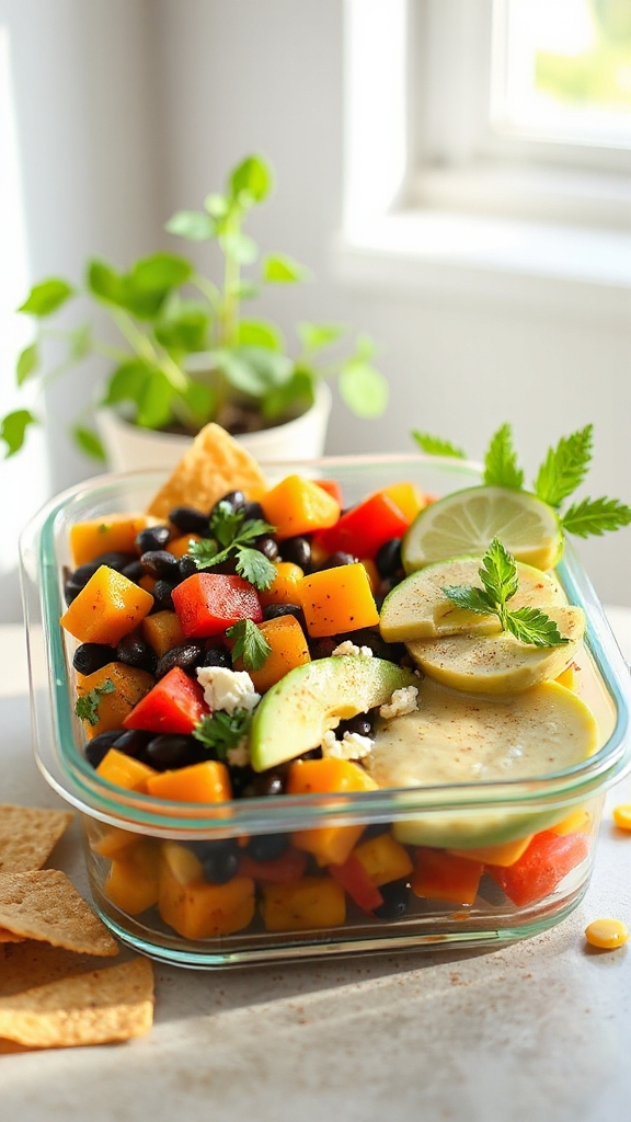 hearty southwest black bean salad xtbcx