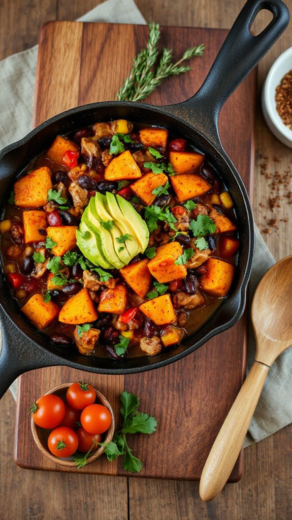 hearty turkey sweet potato chili xfnby