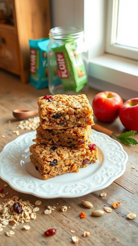 homemade nutritious snack bars 2cx7f