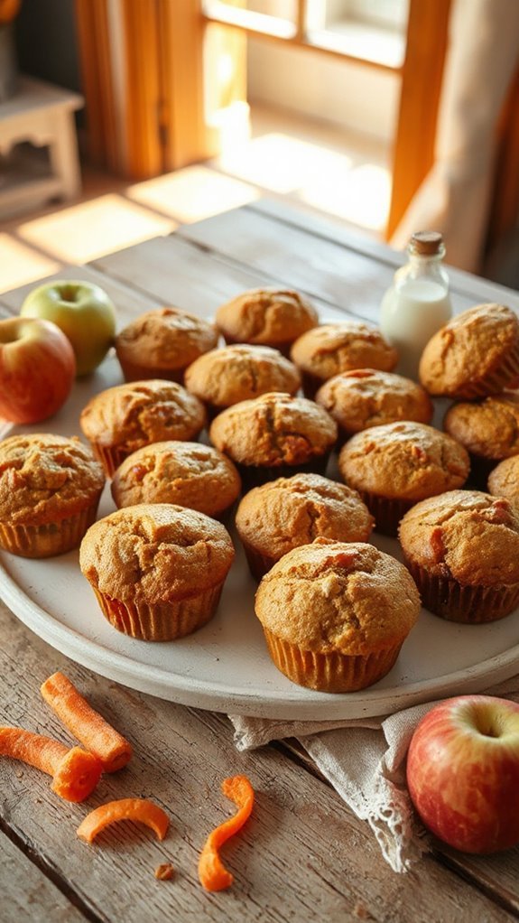 low sugar apple carrot muffins gvhqm 1 low sugar apple carrot muffins gvhqm 1