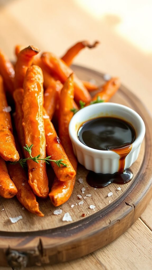 maple glazed carrot fries recipe oarpq