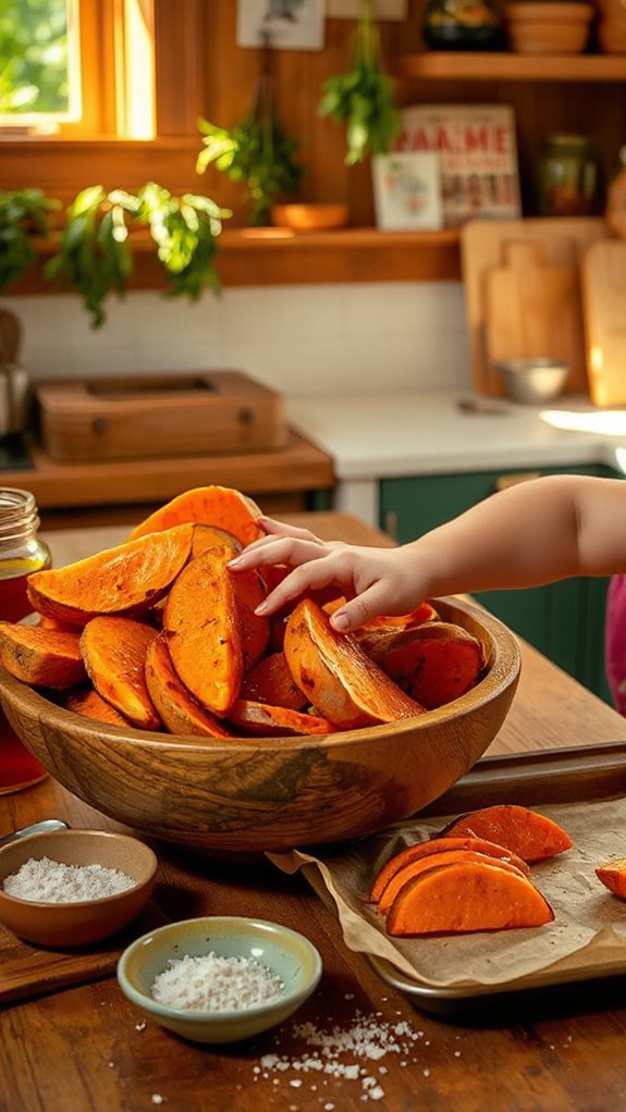 maple glazed sweet potato wedges d6tc6 maple glazed sweet potato wedges d6tc6