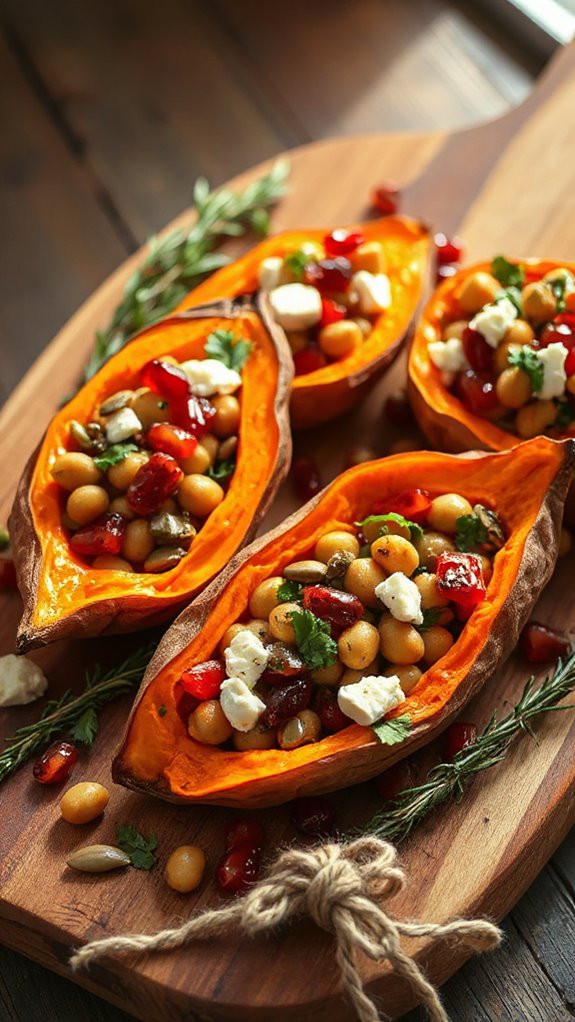 mediterranean stuffed sweet potatoes lpc87