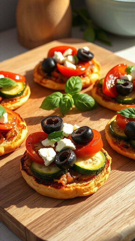 mediterranean veggie mini pizzas jpeop mediterranean veggie mini pizzas jpeop