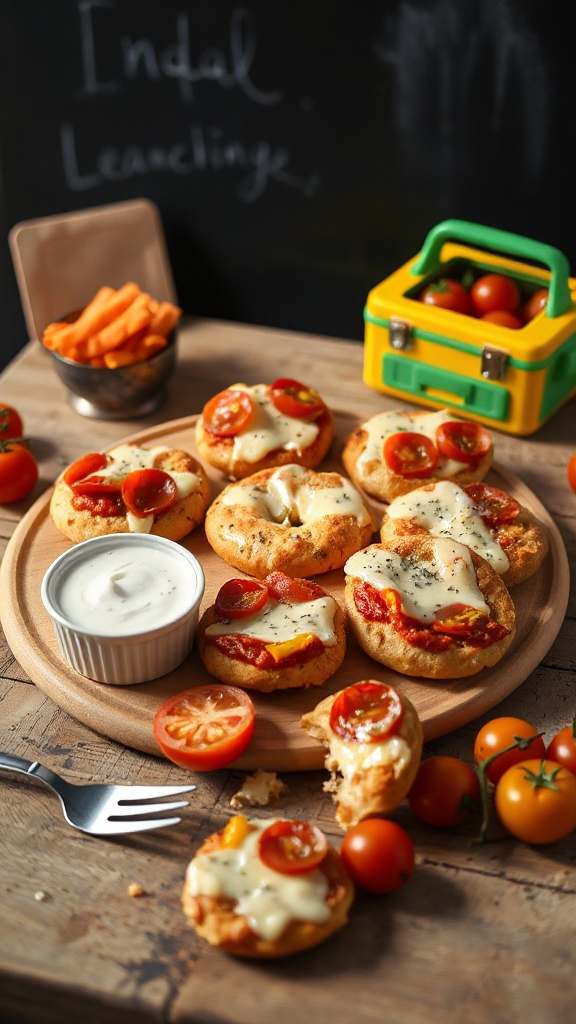 mini pizza bagels recipe 3h3j0