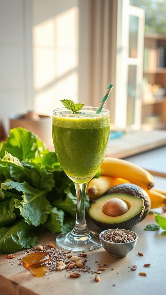 nutrient dense green smoothie recipe 0mkpc