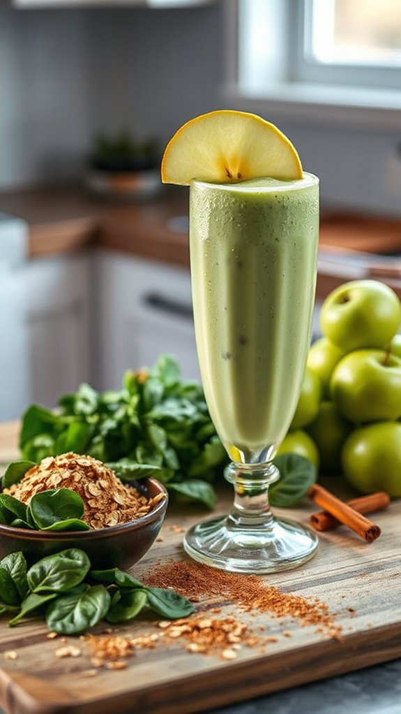 nutrient packed green apple shake bbnz3