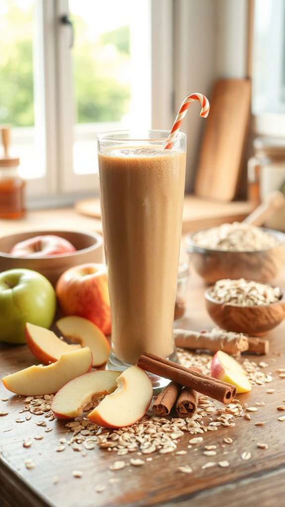 nutritious apple oatmeal shake mpst1