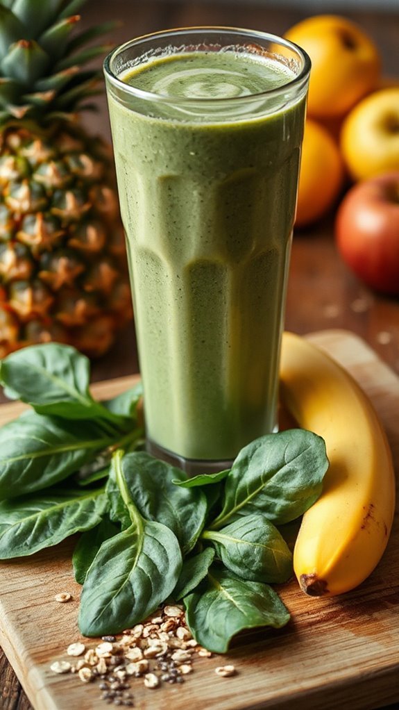 nutritious banana spinach smoothie 7m0fe 1 nutritious banana spinach smoothie 7m0fe 1