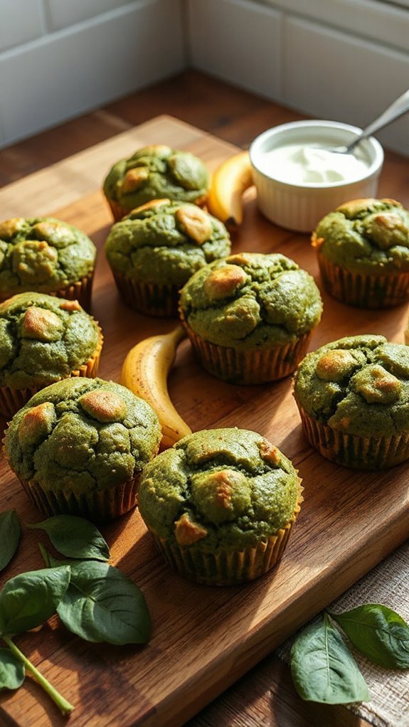nutritious delicious spinach muffins woyzy