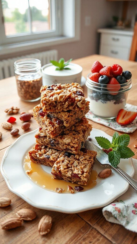 nutritious homemade granola bars jnu76