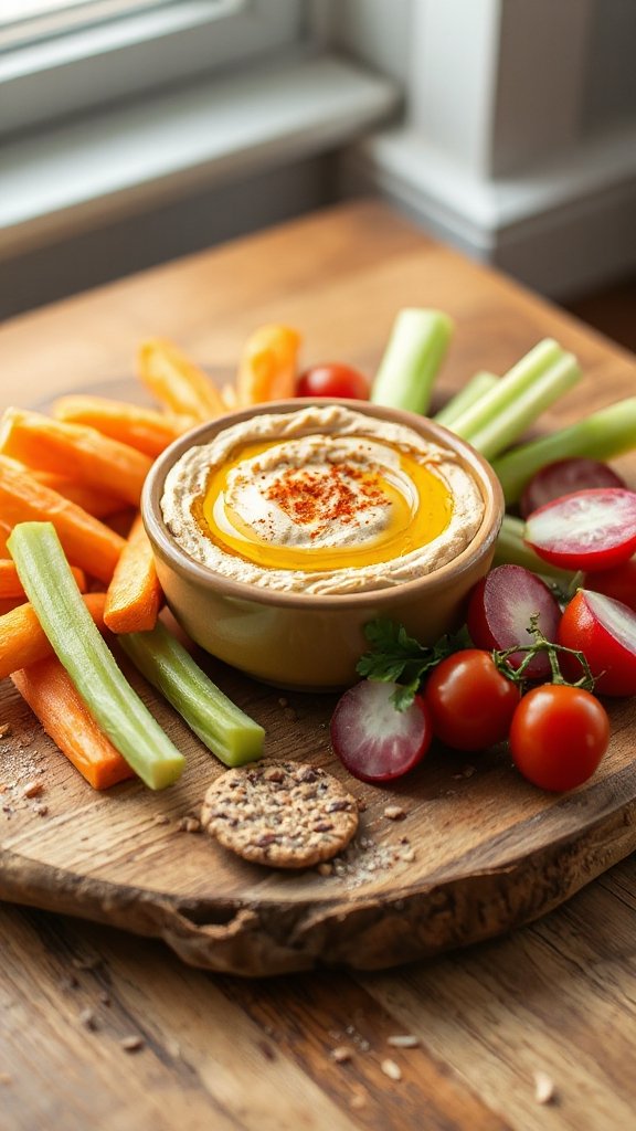 nutritious hummus veggie snack dsco1 nutritious hummus veggie snack dsco1