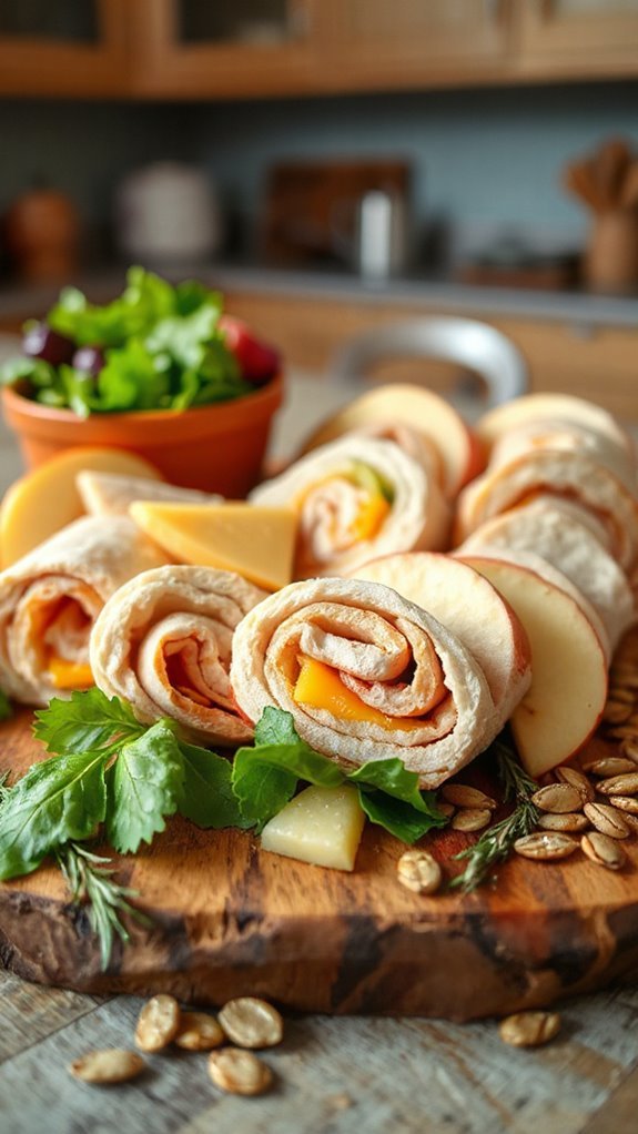 nutritious turkey apple roll ups lz07n