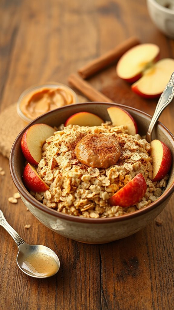 nutty apple cinnamon oatmeal breakfast kinep nutty apple cinnamon oatmeal breakfast kinep
