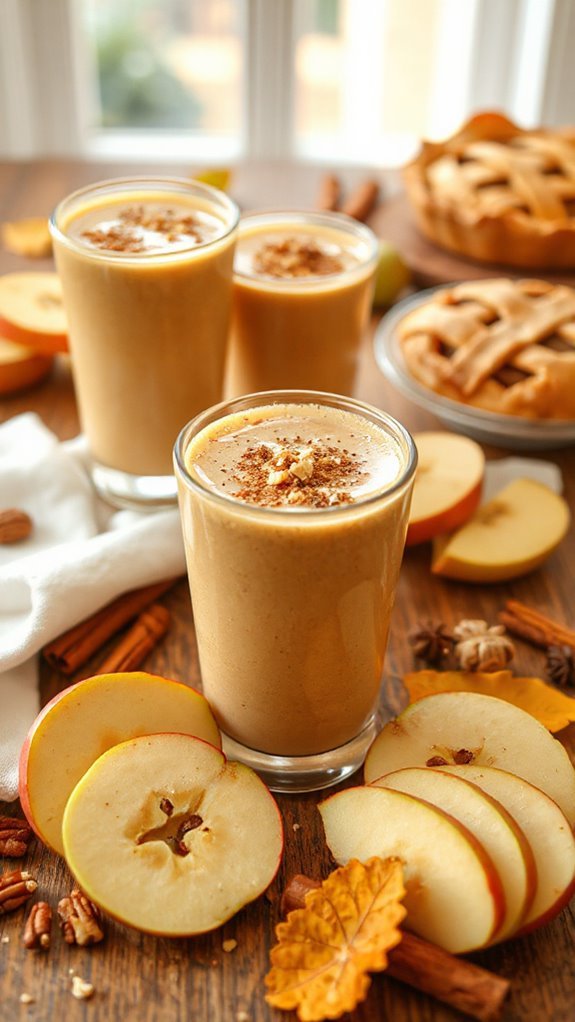 nutty apple pie smoothie kozqe nutty apple pie smoothie kozqe