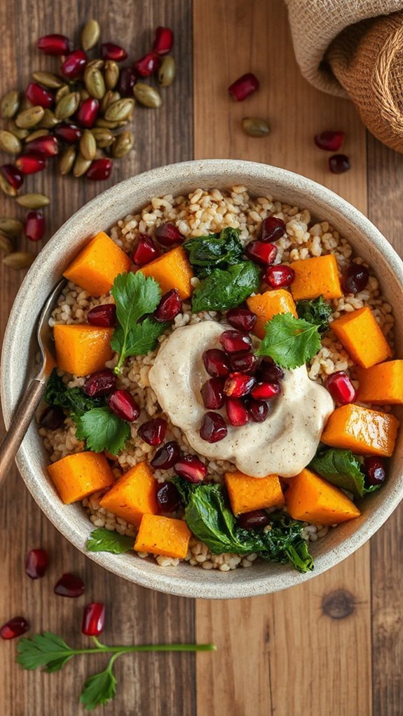 nutty farro with squash onb1n nutty farro with squash onb1n