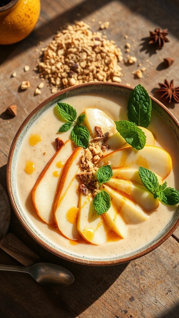 pear cardamom smoothie bowl recipe onotp pear cardamom smoothie bowl recipe onotp