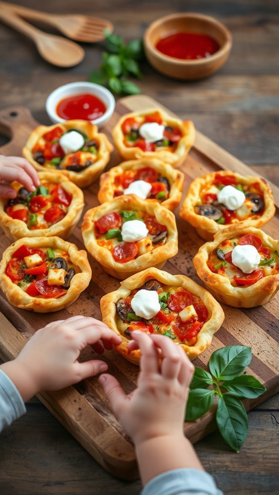 pizza inspired mini quiches 8inbj pizza inspired mini quiches 8inbj