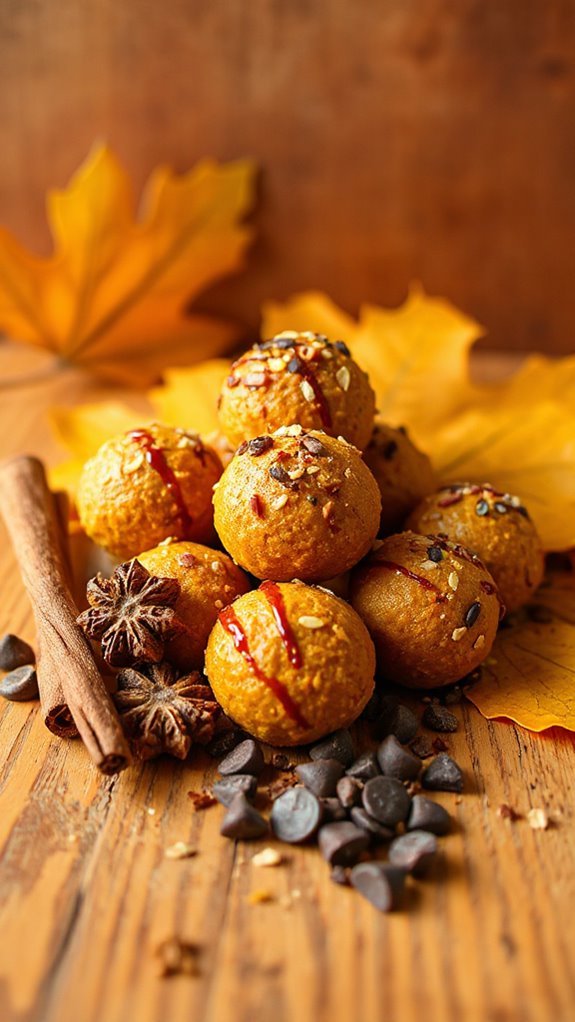 pumpkin spice chocolate energy balls eaz45 pumpkin spice chocolate energy balls eaz45