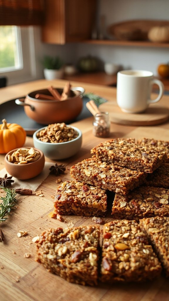 pumpkin spice granola bars kasay pumpkin spice granola bars kasay