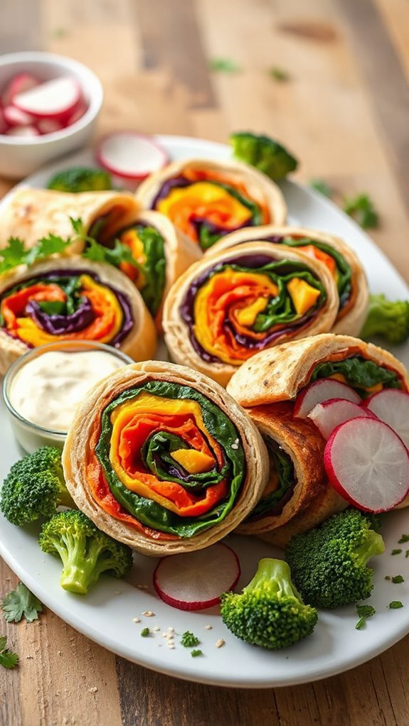 rainbow veggie pinwheels recipe q50gx rainbow veggie pinwheels recipe q50gx