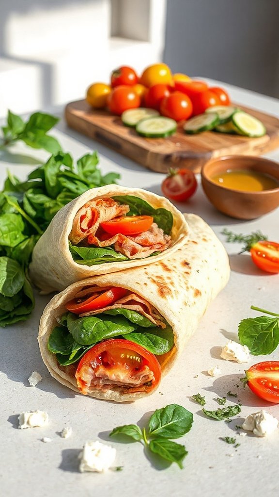 savory ham spinach wrap 3ixie savory ham spinach wrap 3ixie