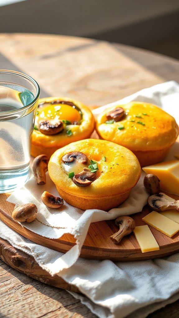 savory mushroom egg muffins i0b1o savory mushroom egg muffins i0b1o