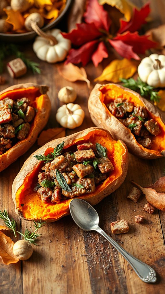 savory stuffed sweet potatoes jnzir