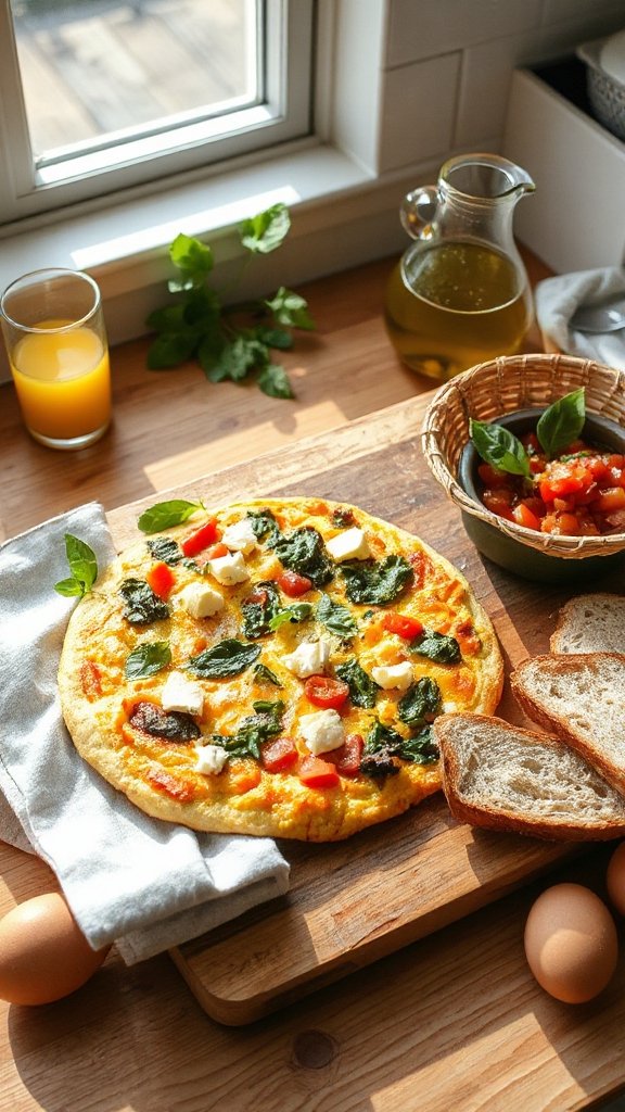 savory vegetable frittata recipe lgty7 1