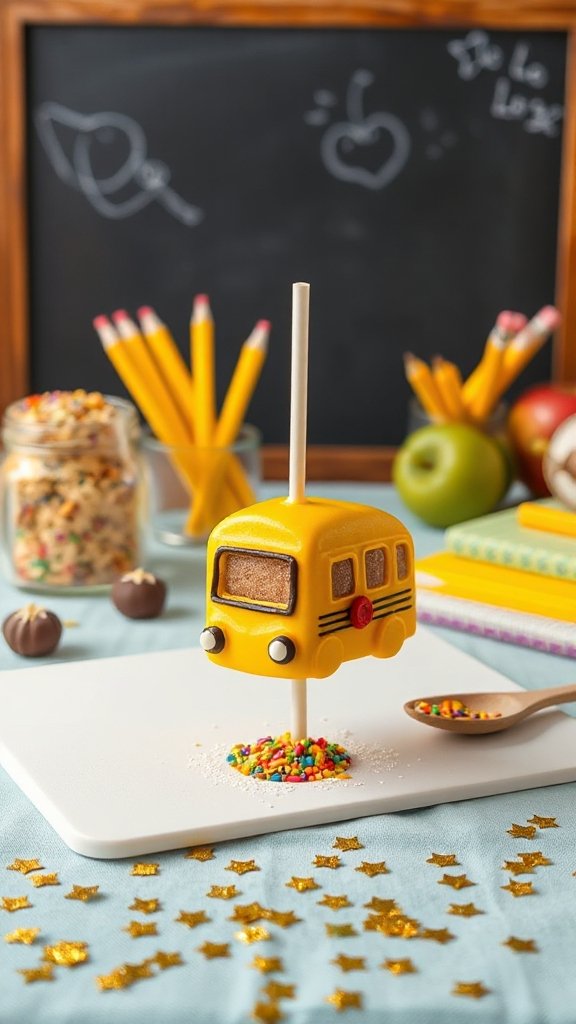 school bus cake pops vzs0y school bus cake pops vzs0y