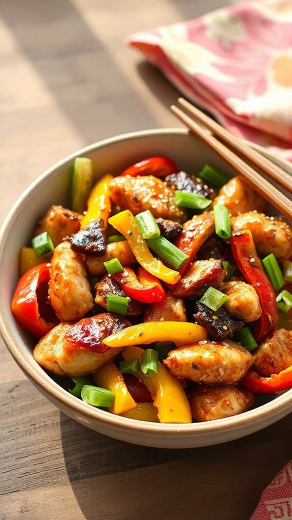 sesame ginger chicken stir fry skitm sesame ginger chicken stir fry skitm