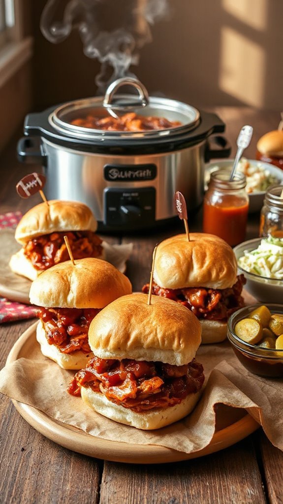 slow cooker bbq chicken sliders b2s6d slow cooker bbq chicken sliders b2s6d