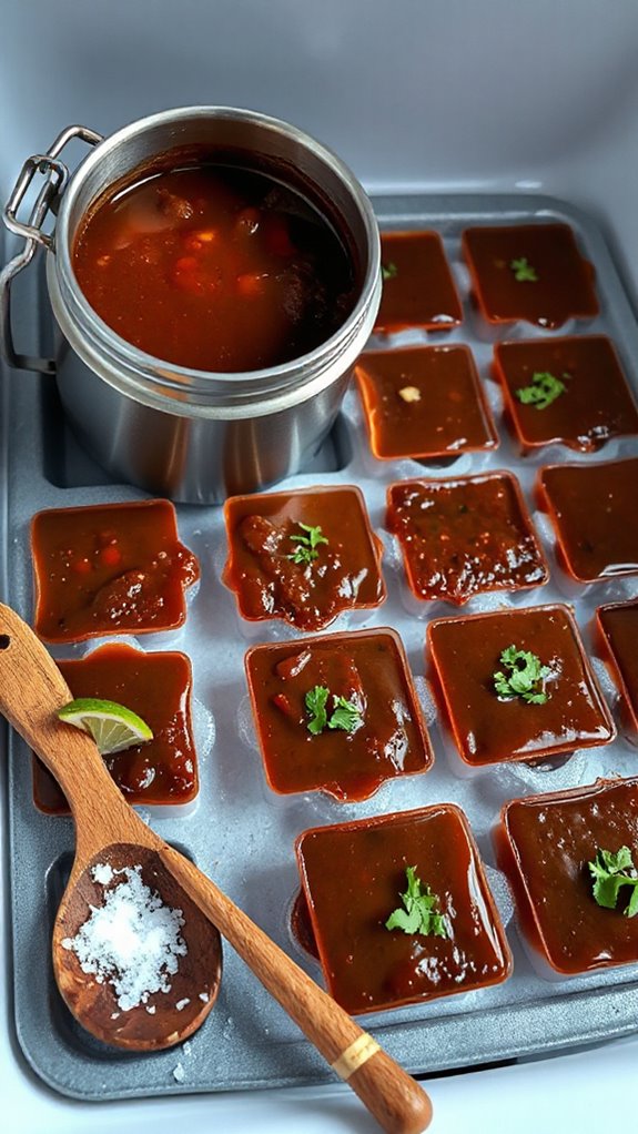 spicy black bean cubes mrnde