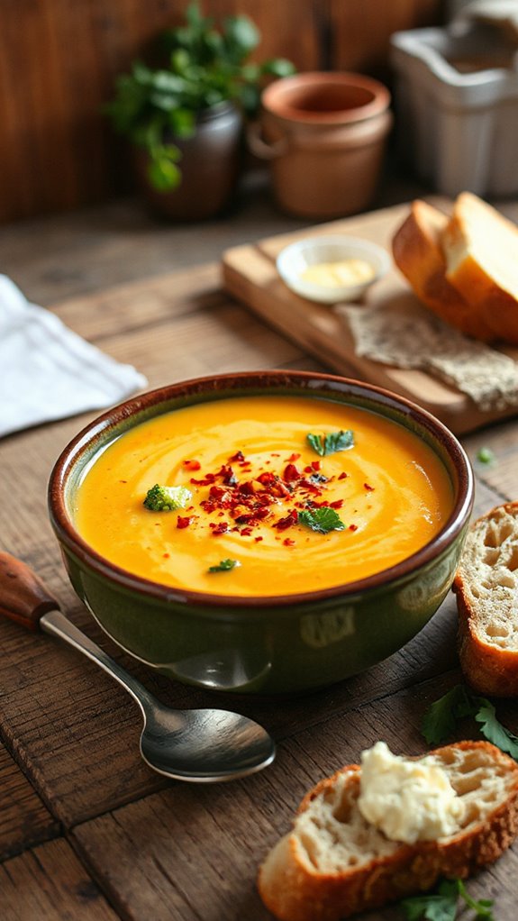 spicy broccoli cheddar soup yxmpk