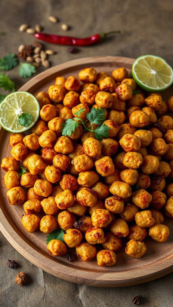 spicy crunchy chickpea snack ugs6a spicy crunchy chickpea snack ugs6a