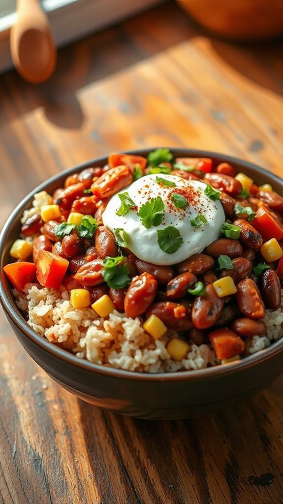 spicy pinto bean bowl oftx3 spicy pinto bean bowl oftx3