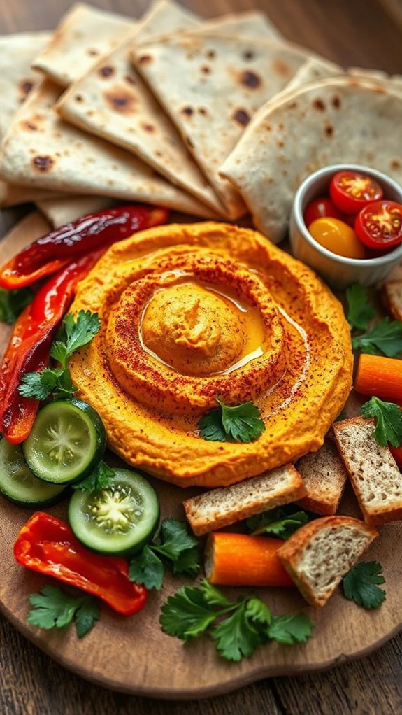 spicy pumpkin chipotle hummus 3u4c2