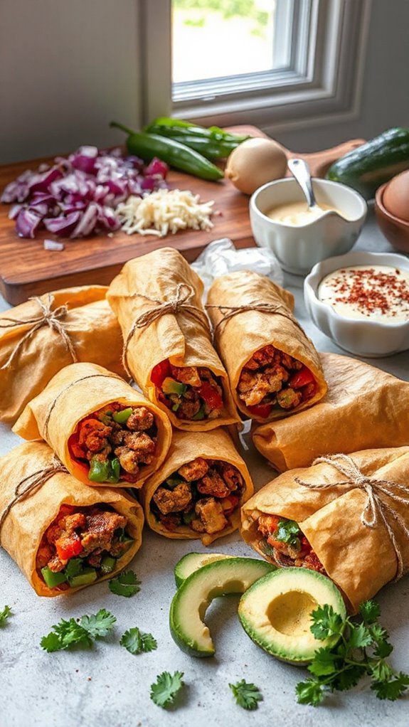 spicy sausage breakfast burritos xsw6r spicy sausage breakfast burritos xsw6r