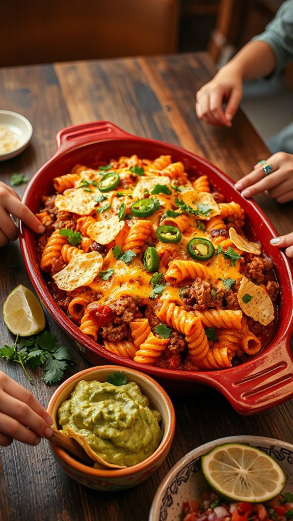 spicy taco pasta bake recipe yfspa