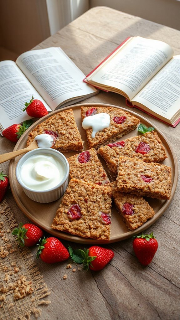 strawberry yogurt oatmeal bars bmdqn strawberry yogurt oatmeal bars bmdqn