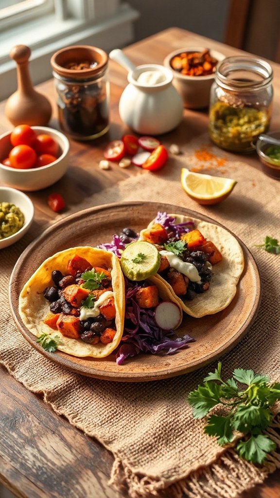 sweet potato black bean tacos lbasg sweet potato black bean tacos lbasg