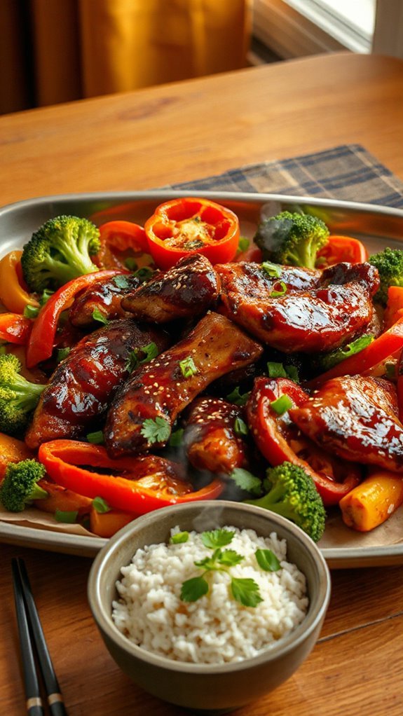 teriyaki chicken sheet meal tv1u4 teriyaki chicken sheet meal tv1u4