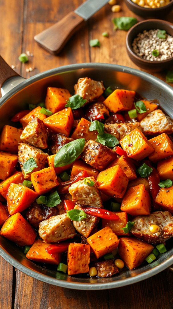 teriyaki turkey sweet potato bowls afij0