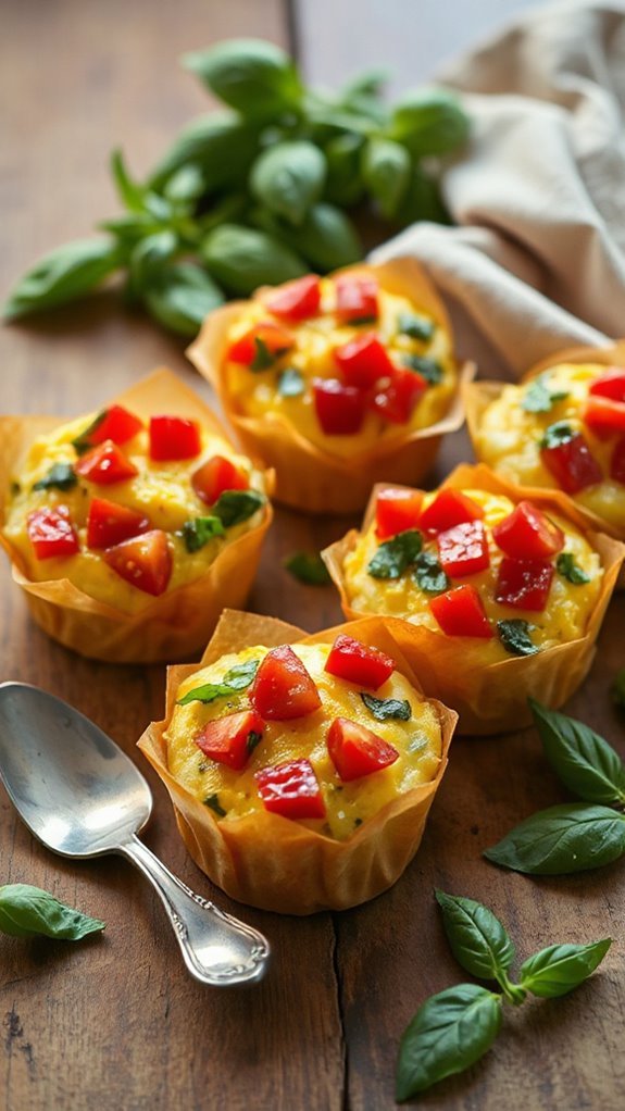 tomato basil egg muffins y7tms tomato basil egg muffins y7tms
