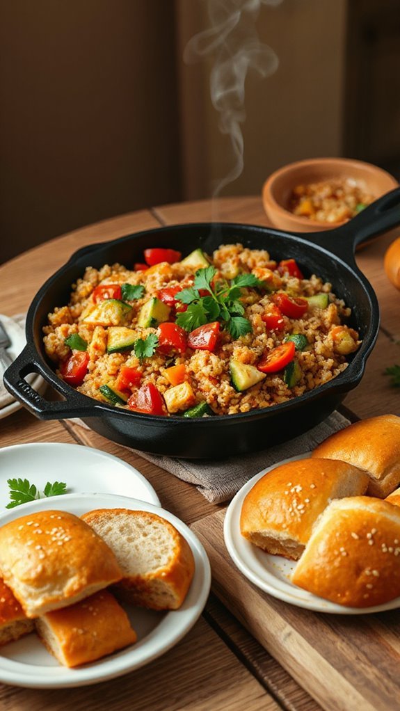 veggie loaded sloppy joe skillet m3om4 veggie loaded sloppy joe skillet m3om4